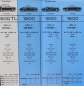 Preview: Volkswagen Modelprogram 1967 three Carbrochures (9565)
